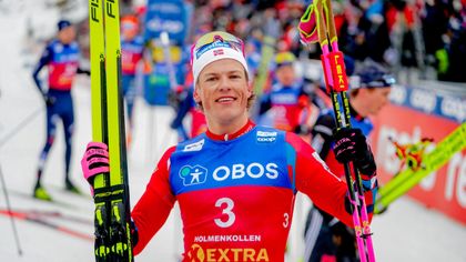 Klaebo powers to the line in Falun to claim seventh straight World Cup win