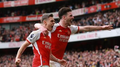 Rice plays starring role as Gunners maintain lead in title race