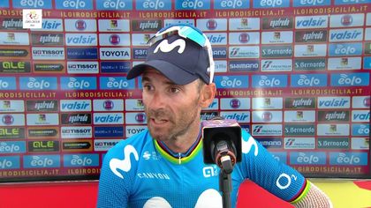 Valverde: "He notado la caída pero estoy mejor de lo que esperaba"