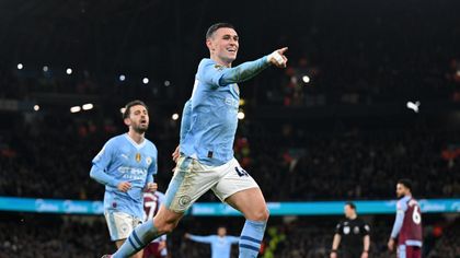 Manchester City (rival Real Madrid)-Aston Villa: Foden les mantiene en la pelea (4-1)