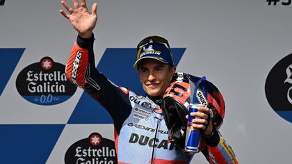 Marquez grabs first Ducati pole in damp Jerez