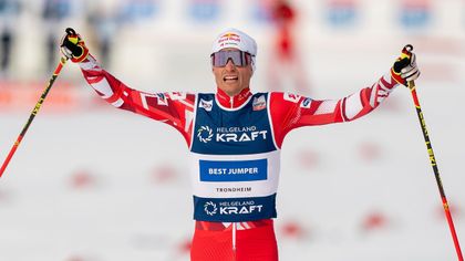Lamparter beats Rettenegger to victory in men’s Nordic Combined 10km race