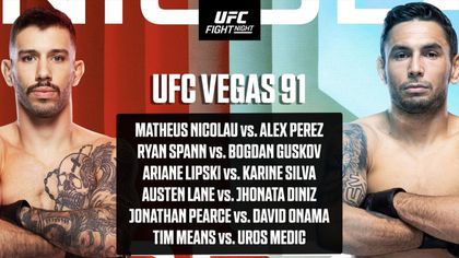 UFC Vegas 91 | Hoe laat en waar kijk je live naar UFC Vegas 91: Nicolau vs. Perez?