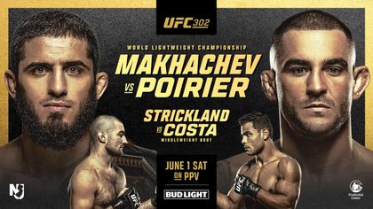 UFC 302: Makhachev vs Poirier y Strickland vs Costa, velada a todo poder con el mejor del mundo