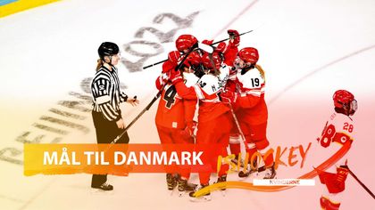 Mål til Danmark: Se det første danske mål ved kvindernes ishockeyturnering