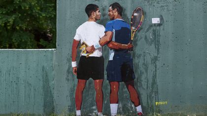 Nadal y Alcaraz: El mural en Madrid que emociona a todos los amantes del tenis español