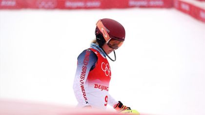 Esquí alpino (M) | Shiffrin se queda sin medalla tras salirse en el eslalon de la combinada
