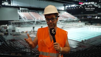 Au revoir rugby et concerts… bonjour piscine : La Paris La Défense Arena se transforme