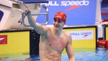 Morgan breaks British backstroke record to secure place at Paris 2024