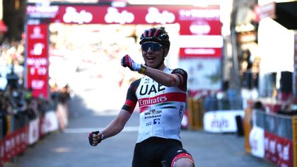 Pogacar takes scintillating Strade Bianche win after brutal winds cause chaos