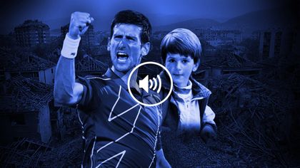 Novak Djokovic, l'effrayant pari sous les bombes