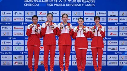 Hosts land first athletics gold at the FISU World University Games