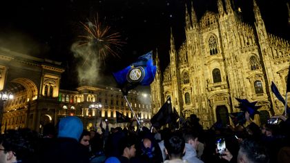 "Czarno-niebieska noc w Mediolanie". Inter hucznie świętował