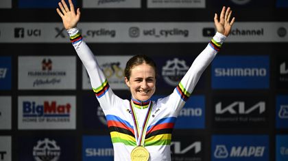 Brown overpowers Vollering to claim time trial world title and sensational Olympics-Worlds double