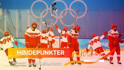 Highlights: Kina spolerede de danske ishockeykvinders OL-debut i sidste minut