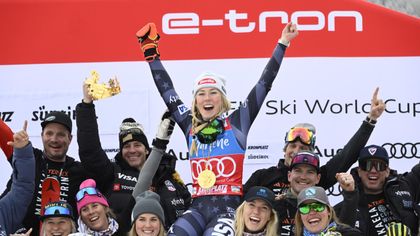 ‘An inspiration’ and ‘incredible’ – Shiffrin’s rivals salute her historic victory