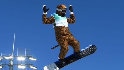 Snowboard (M) | El salto del tigre de Lucile Lefevre: Completó el big air sin truco pero disfrazada