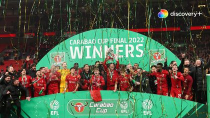 Liverpool er Carabao Cup-mestre: Her løfter de trofæet