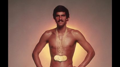 The story of Mark Spitz, the bronzed poster boy with the iconic moustache