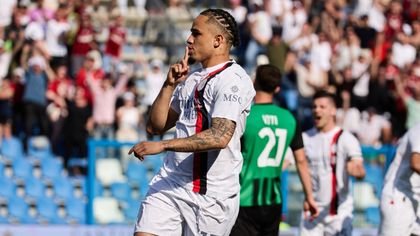Okafor scores late to rescue point for Milan at Sassuolo