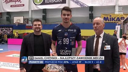 Daniel Chițigoi, cel mai tânăr MVP străin din istoria campionatului Poloniei! Performanță fabuloasă
