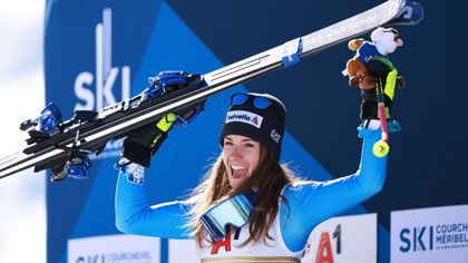Mikaela Shiffrin, foarte aproape de titlul mondial la Super G! Italia domină schiul feminin