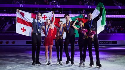 Beccari and Guarise crowned European figure skating pairs champions