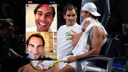 "Das ist eine Legende!" Nadal und Federer lachen über Anekdoten