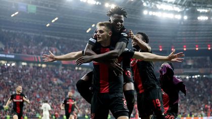 Leverkusen stage another dramatic late comeback to reach final and break unbeaten record