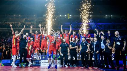 Grupa Azoty ZAKSA Kędzierzyn-Koźle triumfatorem Ligi Mistrzów w sezonie 2022/2023 (źródło: Newspix)