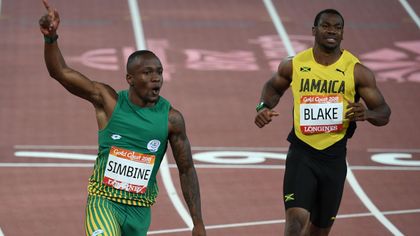 Blake suffers shock defeat as Simbine takes gold in 100m