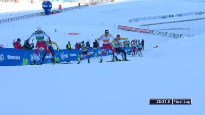 Esquí, Combinada: Brutal sprint final en Val di Fiemme entre Geiger, Graabak y Riessle