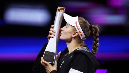 Rybakina claims Stuttgart title with dominant win over Kostyuk
