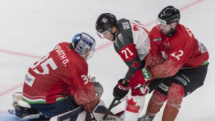 Nézőcsúcs mellett szenvedett vereséget Kanadától a magyar jégkorong-válogatott