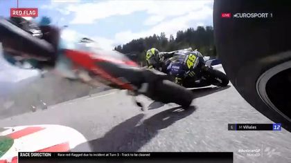 "Fuck, mir geht es schlecht": Rossi nach Beinahe-Crash in Schockstarre