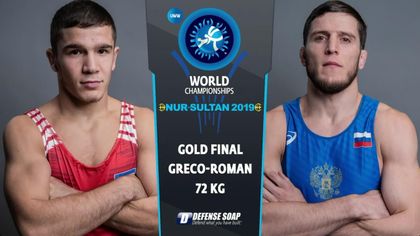 Mantsigov beats Uzbekistan's Vardanyan wins gold in the 72kg Greco-Roman wrestling
