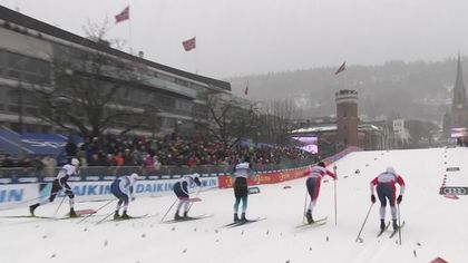 Sprint senza storia a Drammen: Klaebo vince e si prende il pettorale giallo