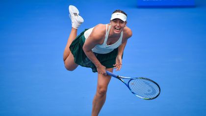 Sharapova forced to dig deep by Riske in Shenzhen Open