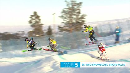 Top 10: Ski and snowboard cross falls