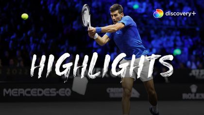 Highlights: Sand magtdemonstration, da Novak Djokovic besejrede Frances Tiafoe ved Laver Cup