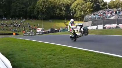 Re-watch: Riders get some big air time when they jump the Mountain at Cadwell