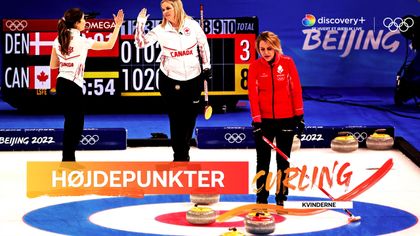 Highlights: Curlingkvinderne sløjfer vinterlegene med kæmpenederlag til Canada