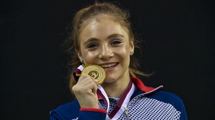 Ce PER-FOR-MAN-ȚĂ! Sabrina Voinea, medalii de argint la bârnă și sol la Europenele de la Rimini