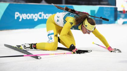 Sweden's Oeberg takes shock biathlon gold