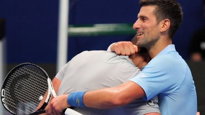 Eroarea comică a lui Djokovic a provocat hohote de râs la Tel Aviv: "Iertați-l, n-a jucat de mult!"