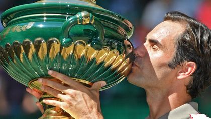 Emotivo homenaje en Halle al diez veces campeón Roger Federer
