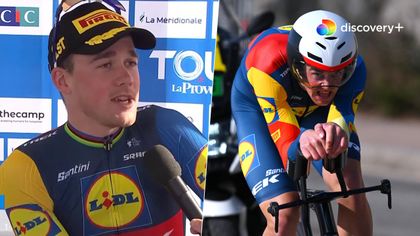 ”En god start” – Tilfreds Mads Pedersen reagerer på sejr ved enkeltstarten til Tour de la Provence