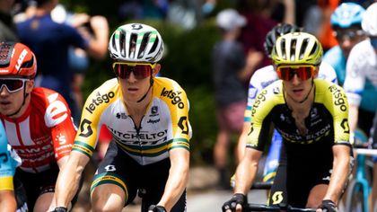 'His left knee is a real concern' - Yates to be assessed after Tour Down Under crash