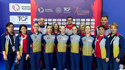 Gimnastică artistică: Echipa feminină a României, locul 5 la Europene şi calificare la Mondiale