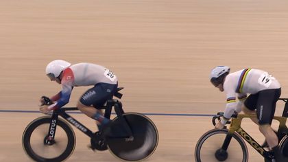 'It's domination' - Richardson topples Lavreysen for win in men's sprint at Track Champions League